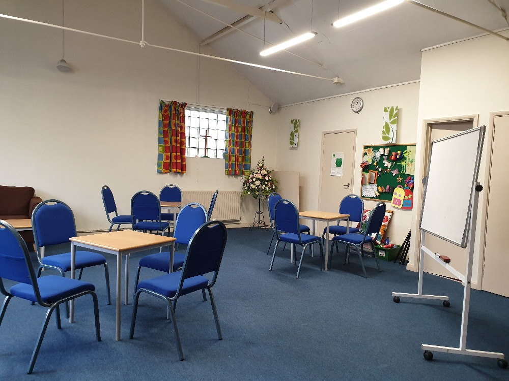 Versatile meeting room for rent in Maidstone. Seats 30-40 pax with toilet and kitchen, if required. Wifi available. Large screen media projector and surround sound system.