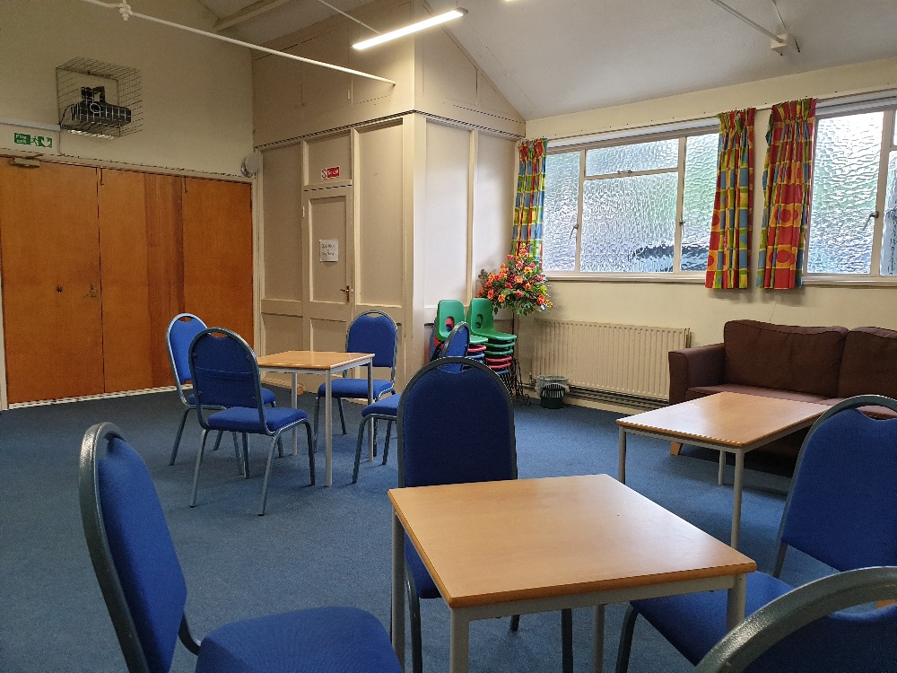 Versatile meeting room for rent in Maidstone. Seats 30-40 pax with toilet and kitchen, if required. Wifi available. Large screen media projector and surround sound system.