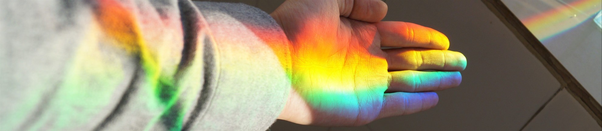 rainbow hand